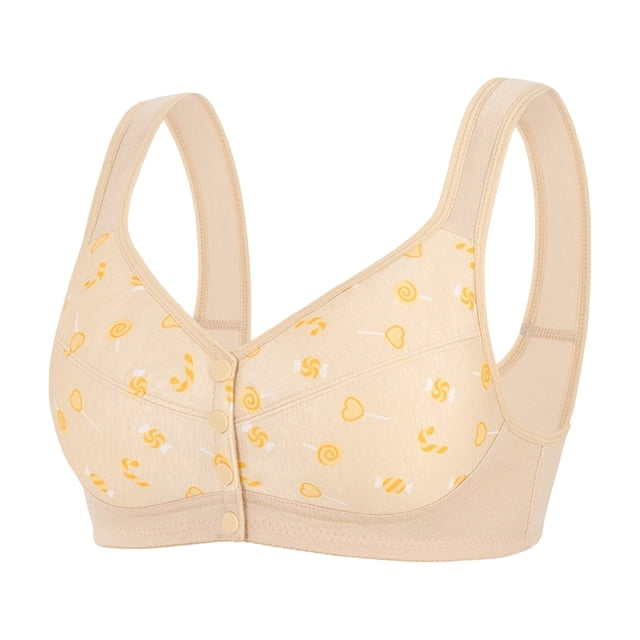 Supportive Front Closure Full Figure Bra for Lift and Shape in Large Cup Sizes with All-Day Comfort and Full Coverage for Everyday Wear