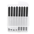 thumbnail image 1 of Cergrey Hearing Aid Guards,8Pcs/Box Disposable Hearing Aid Protection Earwax Guards Filters Hearing Assistance Black,Hearing Aid Protection, 1 of 8