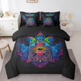 thumbnail image 1 of YST Hippie Hamsa Eye Bedding Set Bohemian Lotus 7pcs, King, 1 of 4