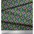 thumbnail image 3 of Soimoi Viscose Chiffon Fabric Aztec Geometric Print Sewing Fabric Yard 42 Inch Wide, 3 of 3