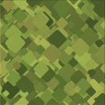 thumbnail image 1 of Ahgly Tapis de Zone Carré Transitionnel Lavable en Machine, Vert Pistache, 8 Pieds Carré, 1 of 7