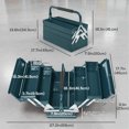 thumbnail image 3 of DURHAND Coffre à Outils en Métal Portable Armoire à Outils en Acier avec Poignée, 3 of 10