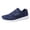 M-Blue, variant on Kcodviy Men's 2025 New Hook Mens Go Walk Max 54601 Sneaker Loop Solid Color Fly Men's athletic Sneaker Woven Mesh Breathable Running Air 1 Low Sneaker Men Shoes
