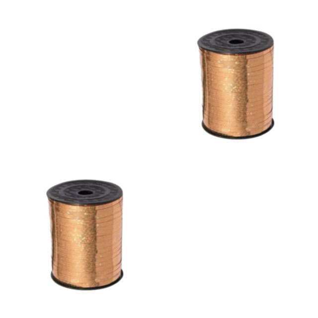 Thinsony Sturdy And Durable Decoration Ribbon Crafts And Gift Packaging Environmentally Friendly Tidy Champagne Gold 2Set