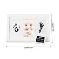 thumbnail image 3 of Newborn Baby Handprint Footprint Photo Frame Kit Perfect Baby Shower Gift, 3 of 6