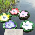 thumbnail image 4 of Flower Landscape Lamp Simulated Flower Shape Plastic Decoration Lamp LED Solar Charging Float Lamp Waterproof Decoration Lamp for Garden Pond Pool, 4 of 8