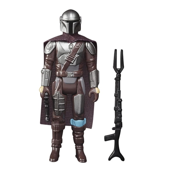 Star Wars Retro Collection The Mandalorian (Beskar) Toy 3.75-Inch-Scale Star Wars: The Mandalorian Collectible Action Figure, Accessories