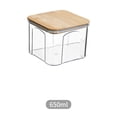 thumbnail image 1 of Ohufall Bamboo Cover Plastic Transparent Storage Tank Airtight Food Storage Containers For Five Grain And Miscellaneous Grain, 1 of 5