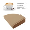thumbnail image 3 of 100pcs Coffee Filters,  Filter Paper Cone, Taste Improvement Soft Texture Wood Pulp Coffee Filter Paper Cone for Drip Coffee Maker, Coffee Machines, Home, Office, Restaurant, 3 of 7