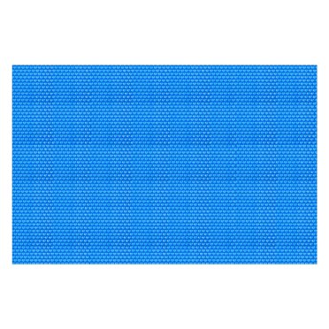 Pompotops Protège-Couverture Rectangulaire pour Piscine Pieds hors Terre Bleu Protection Piscine Liquidation