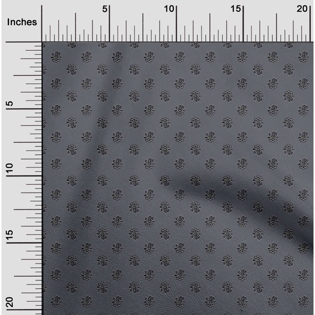 oneOone Cotton Poplin Fabric Floral Block Print Fabric By Yard 42 Inch Wide