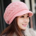 thumbnail image 4 of CEHVOM Bonnet d'Hiver pour Femmes, Chaud et Coupe-Vent, en Crochet, Style Skullies, Tricoté, en Laine, 4 of 4