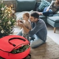 thumbnail image 4 of Big Sale ! Huayishang Home Textile Storage,Storage Organizer,Storage Bag Organizer for Christmas Tree Ornament Storage Bag with Handle Christmas Stuff Organizer, 4 of 7
