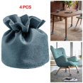 thumbnail image 2 of 4Pcs Table Chair Leg Socks on the chair Sleeve Floor Protector Furniture Feet Covers Blue, 2 of 9