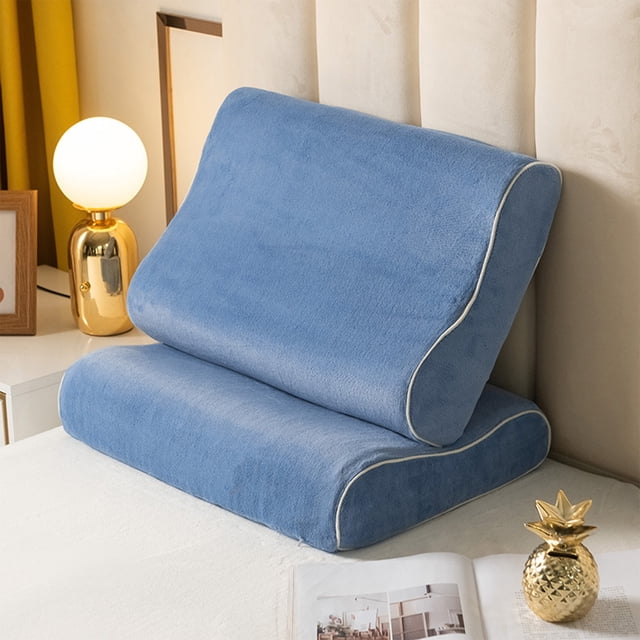 EGNMCR Milk Velvet Sleep Memory Neck Pillow Core Pillowcase, Soft And Comfortable, Memory Neck Pillow Pillowcase Keeps Warm, Fall And Winter Pillowcase, Soft And pillowcase pillowcase