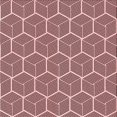 thumbnail image 1 of Ahgly Company Tapis d'Intérieur Lavable en Machine Carré Rose Transitionnel, 5 Pieds Carré, 1 of 7