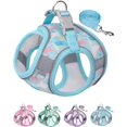 thumbnail image 1 of Enkarl Dog Harness for Small Medium Dogs No Pull, Cat Harness and Leash Set, Puppy Harness for Small Dogs, Xs Dog Harness, Step in Dog Harness, Harness and Leash for Small Dogs. (Blue, S), 1 of 6