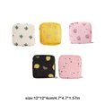thumbnail image 2 of Storage Bag Large Capacity Sanitary Napkin Pad Bags Lightweight Storage Bag Cartoon Pattern Carry Packet Store Women Tampons Jewelry Cosmetics Pink 1, 2 of 7