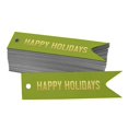 thumbnail image 1 of Inkdotpot Gold Foil Paper Hang Tags Happy Holiday Favor Tags 100 Pieces, 1 of 6
