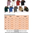 thumbnail image 2 of LUXUR Chandails Tricotés Épais pour Femmes Tricot Chic Chandail Rouge 2TG, 2 of 4