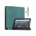 thumbnail image 1 of Case for Amazon Fire HD 8 and Fire HD 8 Plus (12th /10th Generation, 2022/2020 Release) 8" Tablet Ultra Lightweight Slim Shell Stand Cover with Stylus Pen, 1 of 7