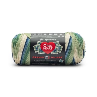 Red Heart® All In One Granny Square™ Fil acrylique peigné n° 4 (moyen) 8.8oz/250g 417 Yards