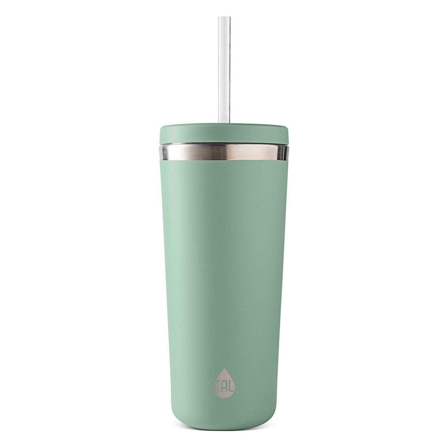 TAL Ranger Gobelet en acier inoxydable avec paille 680 g Menthe