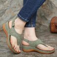 thumbnail image 2 of XZNGL Slippers for Womens Slippers Flip Flops Womens Wedge Heel Flip Flops Multicolor Embroidered Sandals Slippers, 2 of 3