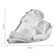 thumbnail image 4 of Maytalsory Resin White Angel Statue Elegant Desktop Decor Collection Window Props for Christmas lie down right think 1Set, 4 of 6