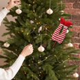 thumbnail image 4 of JJKBVCLO Legs With Red And White Stripes Desktop Ornament Festive Tabletop For And, 4 of 7
