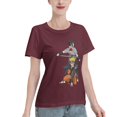 thumbnail image 2 of T-Shirt Basique à Manches Courtes pour Femmes Naruto Naruto Sasuke, 2 of 6