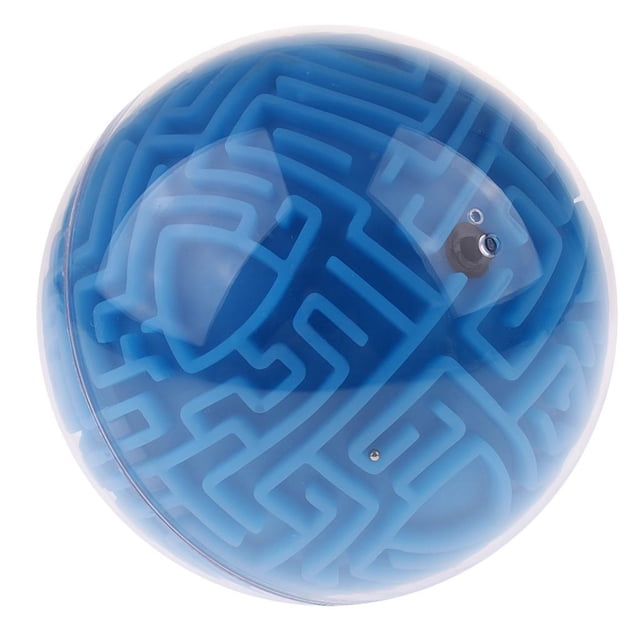 fastboy 3D Maze Ball Ball Brain Maze Educational Kids Game Toy Blue (Hard Difficulty) 1Set