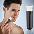 thumbnail image 1 of EGNMCR Portable Electric Shaver - USB Rechargeable Shaver With Compact Wireless Fast Charging Nasal Mustache Clippers For Wet And Dry Use a razor, 1 of 2