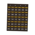 thumbnail image 3 of Wisewang Sturdy Classroom Pocket Chart Organizer Holds Cellphones Sundries And Calculators With Open Access Sturdy And Durable. Gray 30 Pockets, 3 of 6