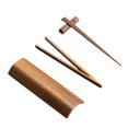 thumbnail image 2 of Matcha Tool Set Bamboo , Bamboo Spoon,Bamboo Clip For Tea Ceremony 4pcs, 2 of 6