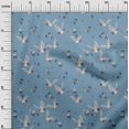 thumbnail image 2 of oneOone Viscose Chiffon Fabric Dot|Floral & Stork Bird Print Fabric By The Yard 42 Inch Wide, 2 of 4