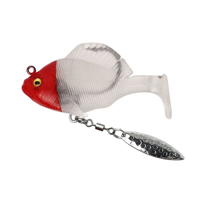 Outdor Tail Swimbaits Rigged Soft With & 3D Eyes Weedless Hidden Hook For Trout Freshwater Saltwater Gear