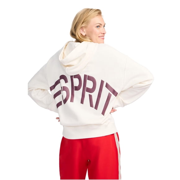Esprit Chandail à Capuchon Surdimensionné avec Logo pour Femmes, Tailles XS à XXL