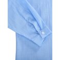 thumbnail image 3 of FOCUSNORM Men's Long Sleeve T-Shirt Loose Fit Tops Solid Color Blouse, 3 of 7