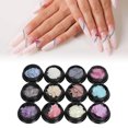 thumbnail image 1 of Nail Seashell Flakes 12pcs Black Box Nail Art Shell Flakes Irregular Shell Sequins Nail Art Decoration Manicure Accessory, 1 of 8