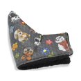 thumbnail image 1 of Couverture de Tête de Putter de Golf Imperméable Couverture de Tête de Bande Dessinée en Forme d'Animal Protecteur Protection de Pièce de Rechange Couvre Accessoires de Sport Noir, 1 of 6