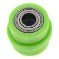 thumbnail image 1 of jinwen Tenseur Roue Moto Chaîne Poulie Rouleau de Terre Curseur (Bleu) Vert, 1 of 5