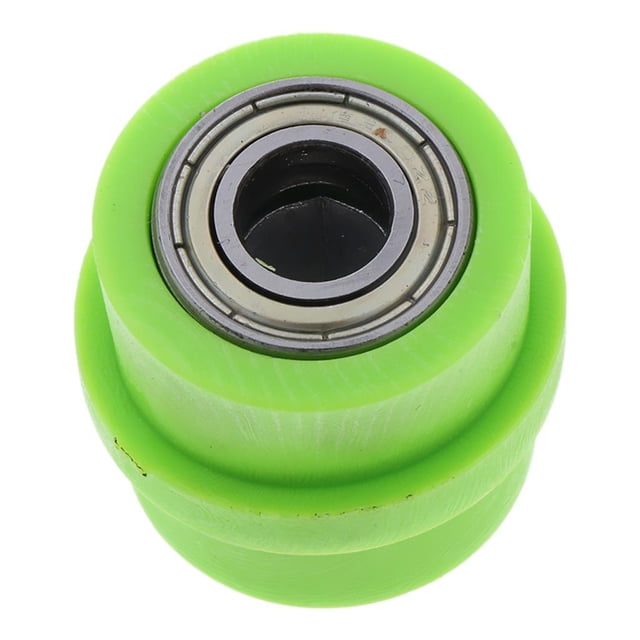 jinwen Tenseur Roue Moto Chaîne Poulie Rouleau de Terre Curseur (Bleu) Vert