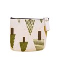 thumbnail image 1 of Men Women Zipper Canvas Coin Change Purse Keychain coin change Storage bag Cartoon ID Credit Card Case Wallet, 1 of 8