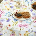 thumbnail image 3 of Nappe Ronde pour Table Ronde 60 * 60 Po Nappes Imperméables pour Patio Housse de Table Extérieure, 3 of 5