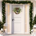 thumbnail image 1 of Dvkptbk Christmas Bell Wreath, 15 Inch Artificial and Golden Bell Wreath, Christmas Tree Hanging Wreath, Wreath, Holiday Rustic Christmas Decorations Holiday Products Holiday Products on Clearance, 1 of 7