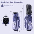 thumbnail image 3 of Ensemble Complet Ultime de Clubs de Golf pour Femmes, Ensemble de Clubs de Golf avec Capuchon de Pluie, Main Droite Violet, 3 of 10