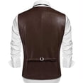 thumbnail image 3 of LSLJS Gilets Décontractés pour Hommes à Simple Boutonnage Imprimé Rétro Costume d'Hiver Débardeurs Col en V Hommes Col Rabattu avec Poches Gilets Formels Médiévaux, Chemises et T-Shirts Athlétiques pour Hommes Cadeaux pour Hommes, 3 of 3