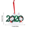 thumbnail image 3 of Dvkptbk Personalized Survived Family Of Ornament 2020 Christmas Holiday Decorations, 3 of 3