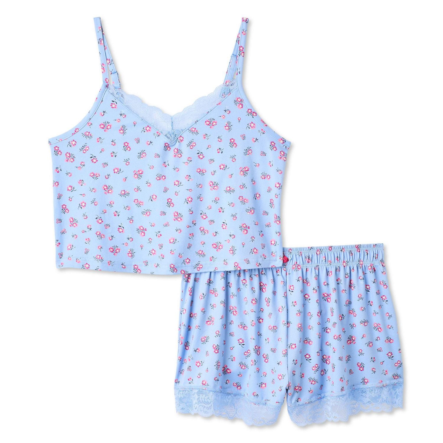 No Boundaries Women's Two Piece Pajama Set